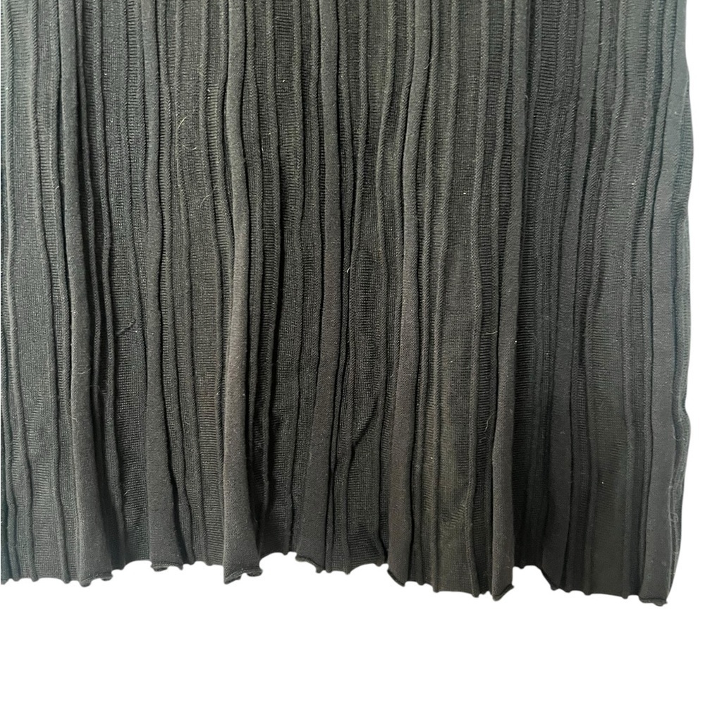 Pretty Angel Pleated Black Dress with Stretch - Size Small - Picture 5 of 10
